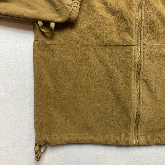 US Military Type II/III Cold Weather Fleece Jacket Men's S Reg Tan Elbow Patch - Picture 6 of 15